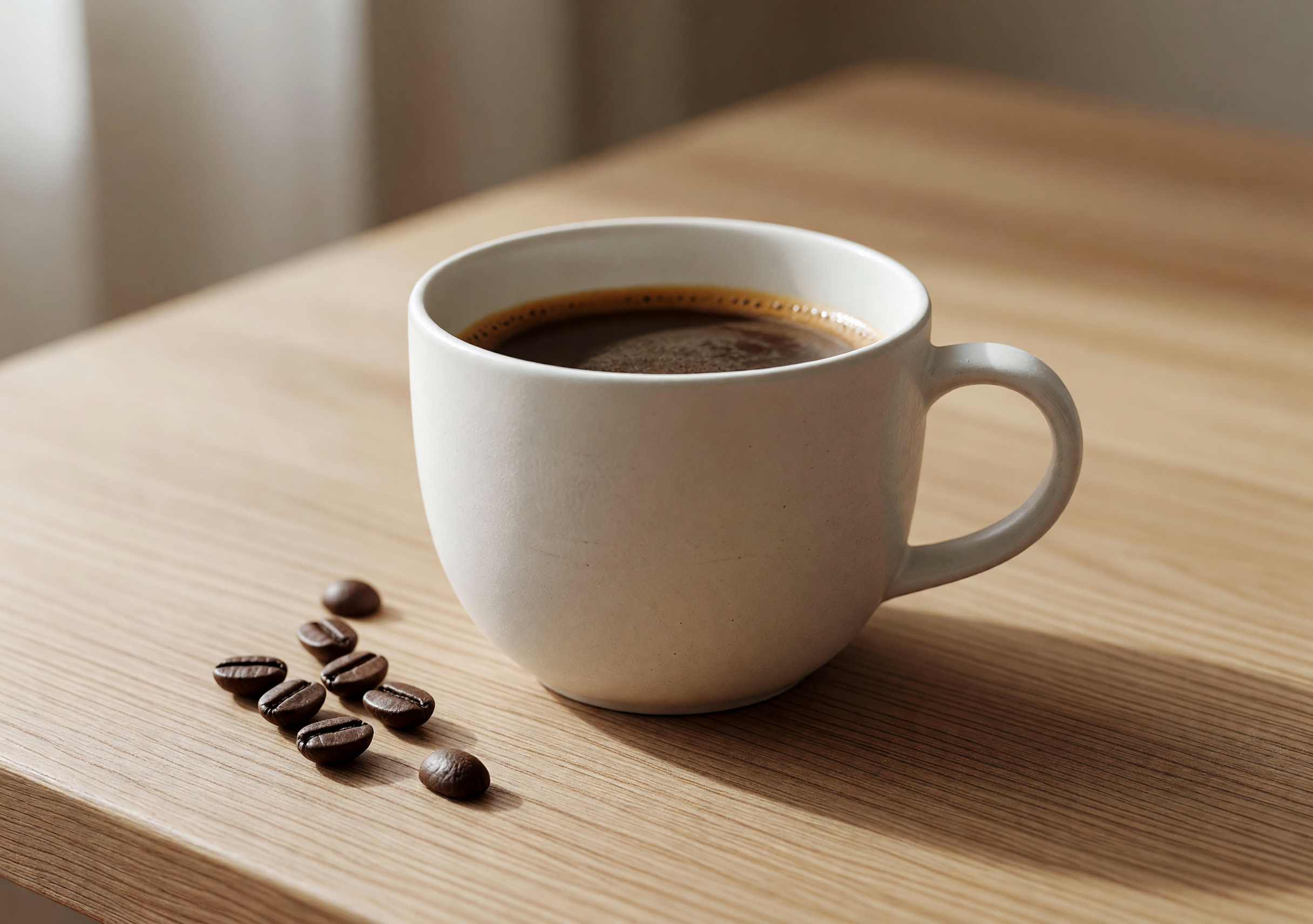 Ceramic coffee cup detail